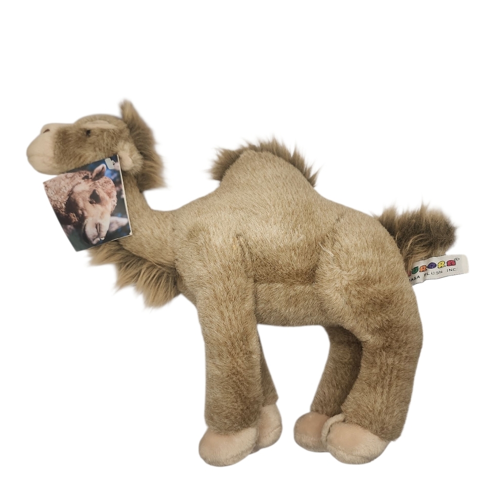 Aurora Wildbeasts Dromedary Camel Plush 10" Tan/brown‎ San Diego Zoo Nwt